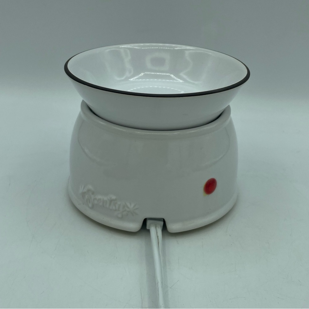 Scentsy LOVE Elements Warmer Retired Collection SCE-26982 White Tested Works - Picture 5 of 9